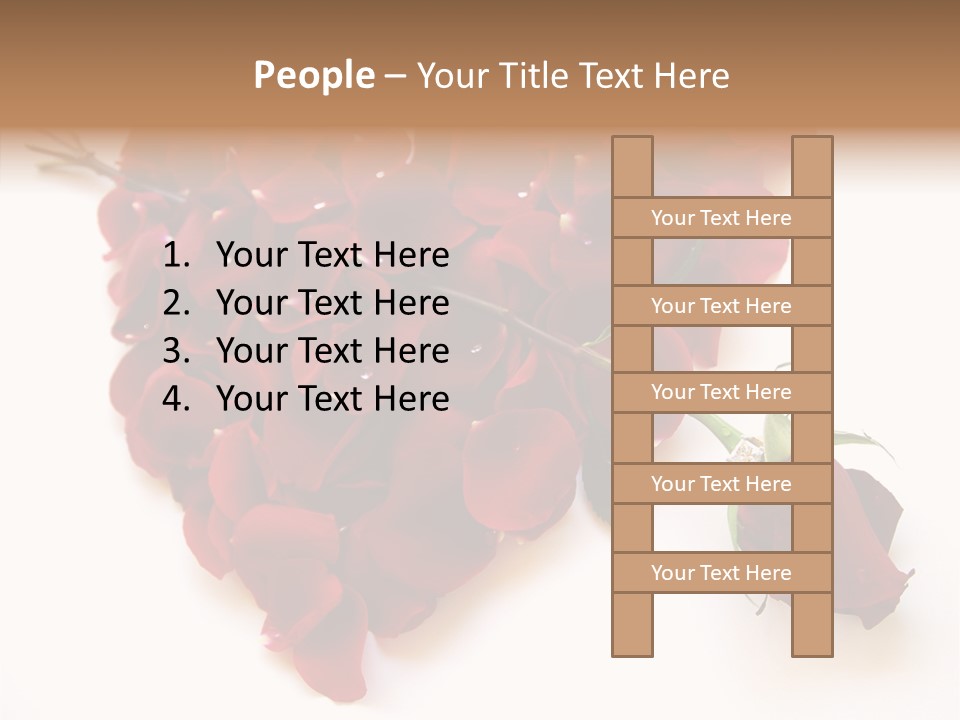 Flower Single Romance PowerPoint Template