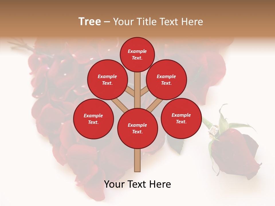 Flower Single Romance PowerPoint Template