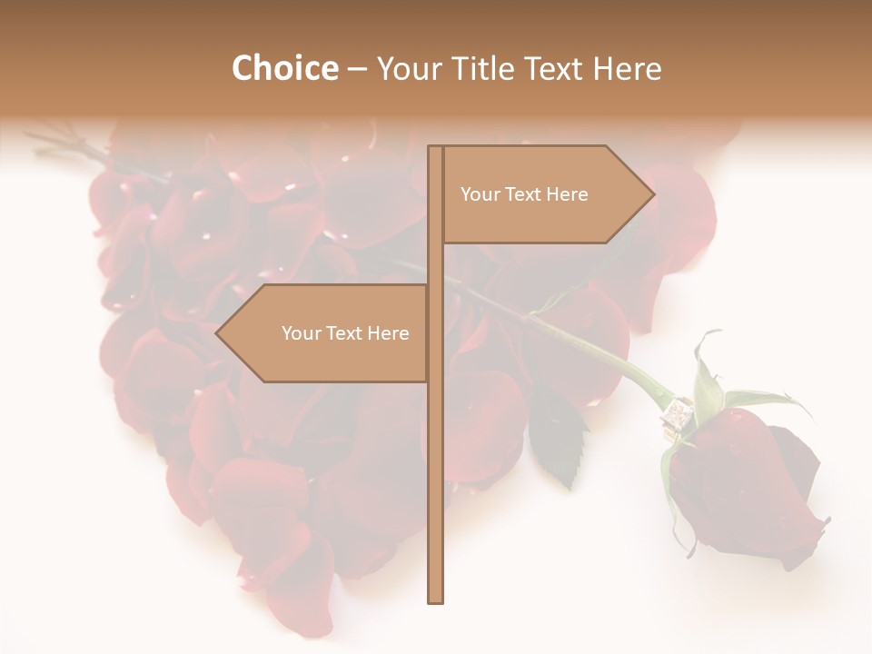 Flower Single Romance PowerPoint Template