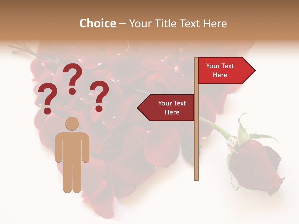 Flower Single Romance PowerPoint Template