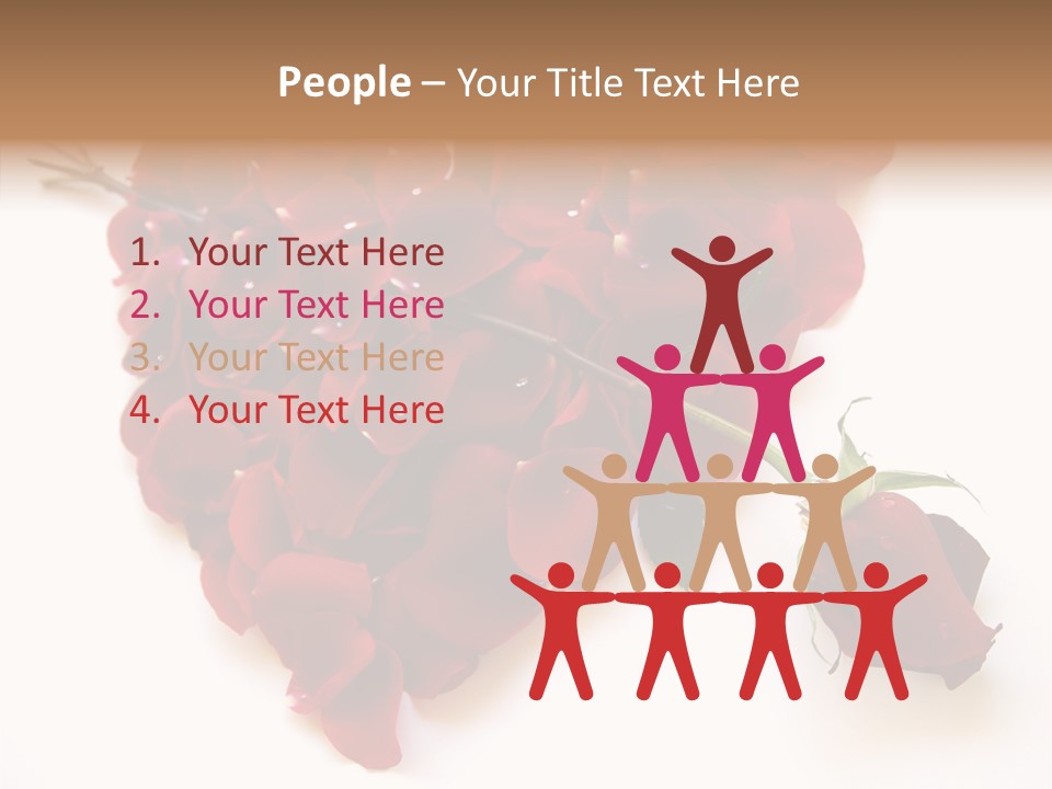 Flower Single Romance PowerPoint Template