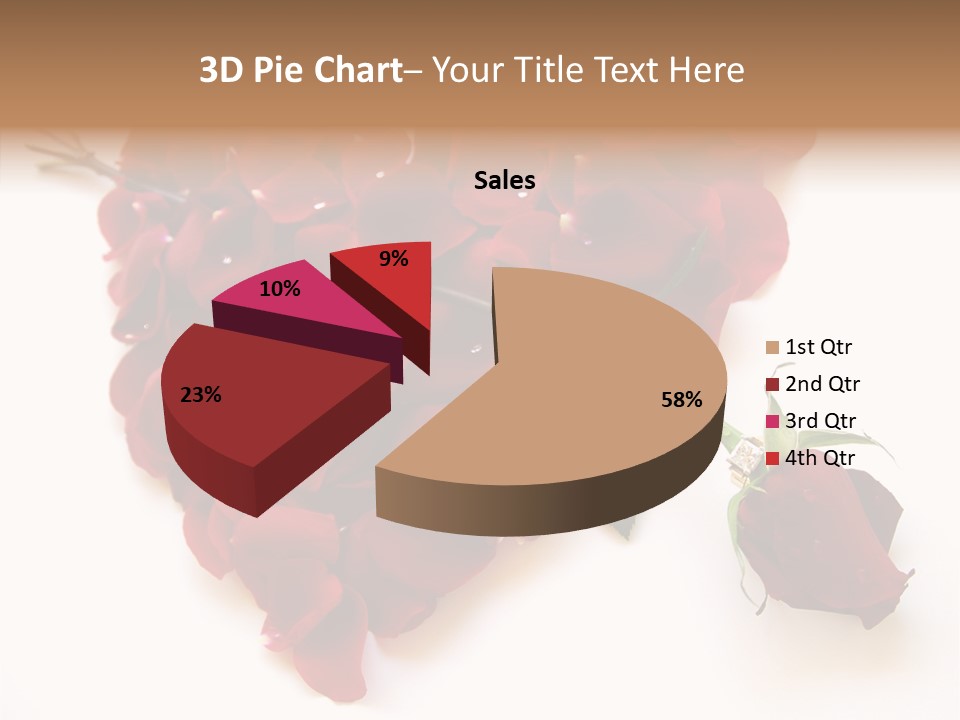 Flower Single Romance PowerPoint Template