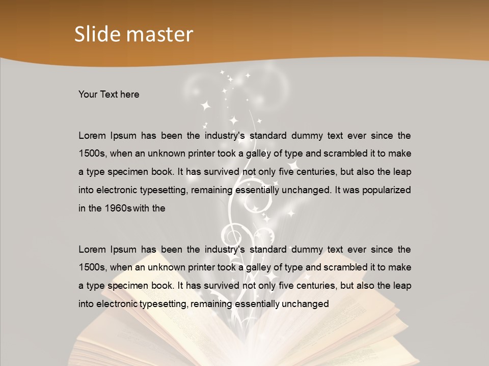 Mystery Text Expertise PowerPoint Template