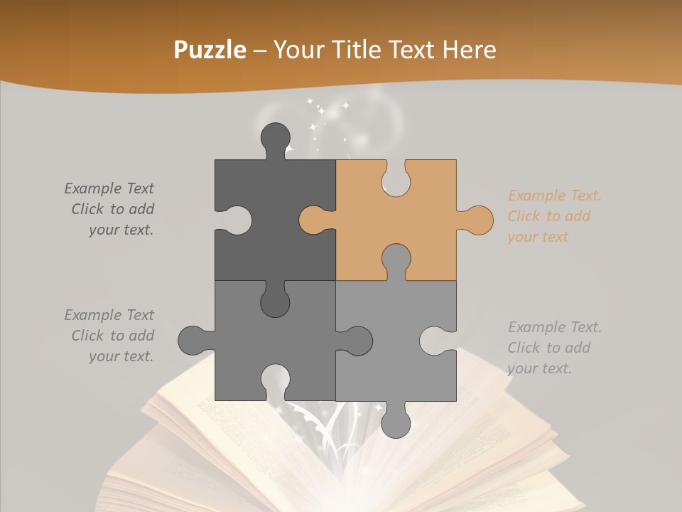 Mystery Text Expertise PowerPoint Template