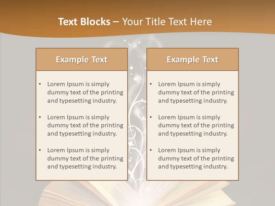 Mystery Text Expertise PowerPoint Template