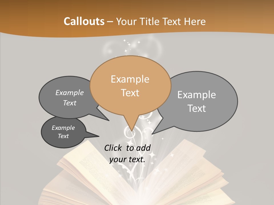 Mystery Text Expertise PowerPoint Template