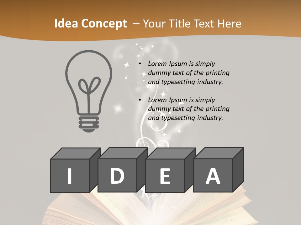 Mystery Text Expertise PowerPoint Template