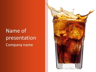 Still Humid Beverage PowerPoint Template