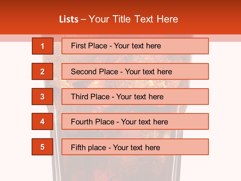 Still Humid Beverage PowerPoint Template