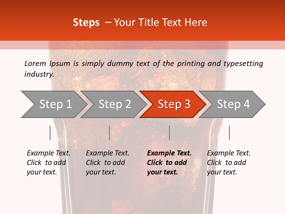 Still Humid Beverage PowerPoint Template