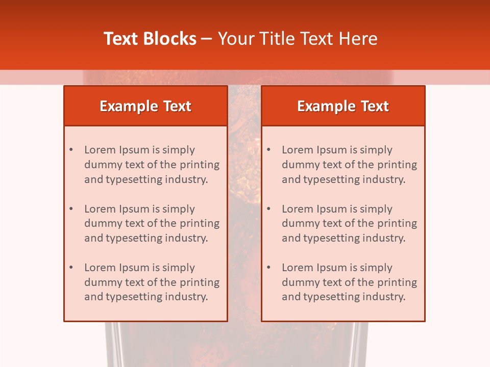 Still Humid Beverage PowerPoint Template