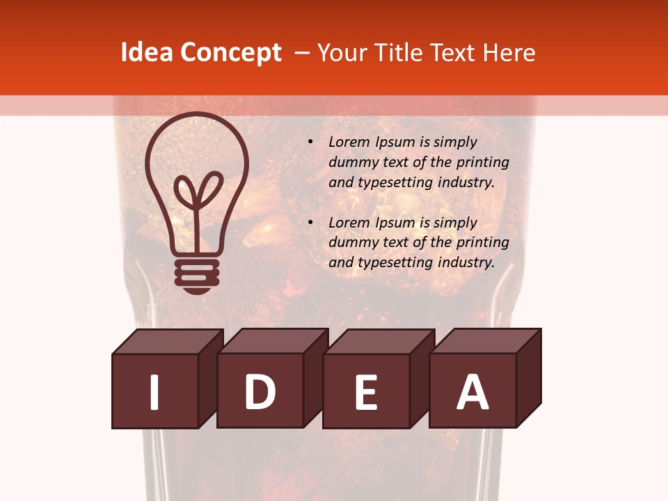 Still Humid Beverage PowerPoint Template