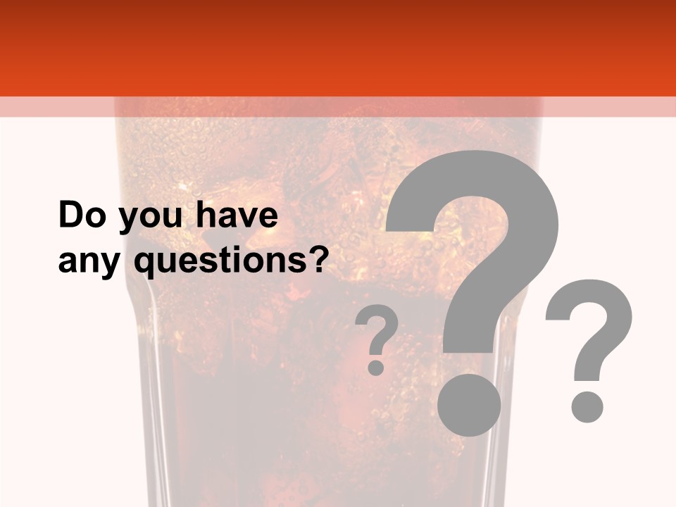 Still Humid Beverage PowerPoint Template