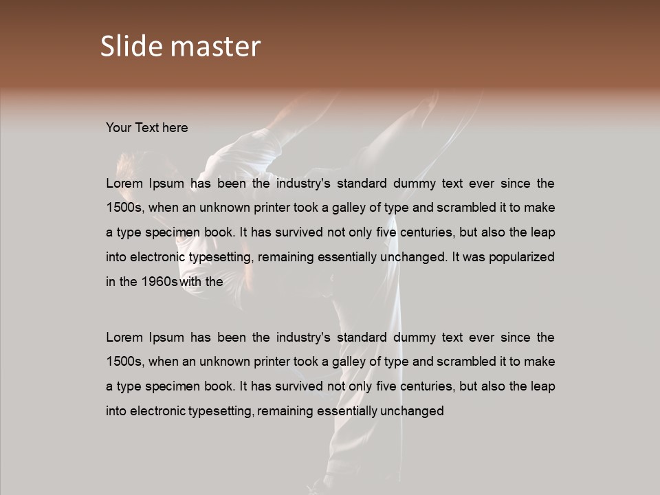 Activity Dark Wellness PowerPoint Template