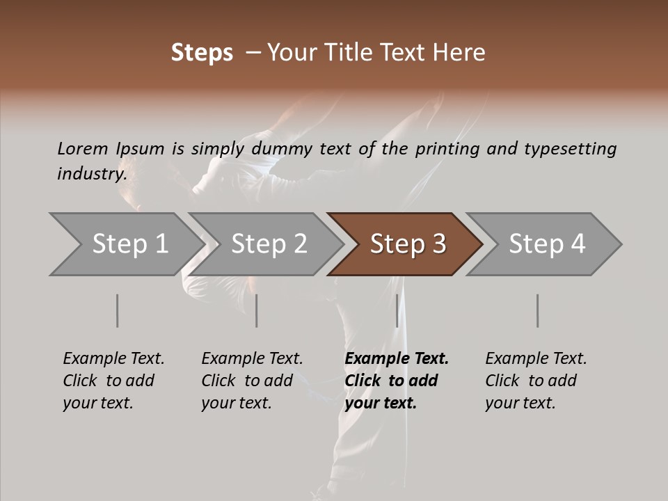 Activity Dark Wellness PowerPoint Template