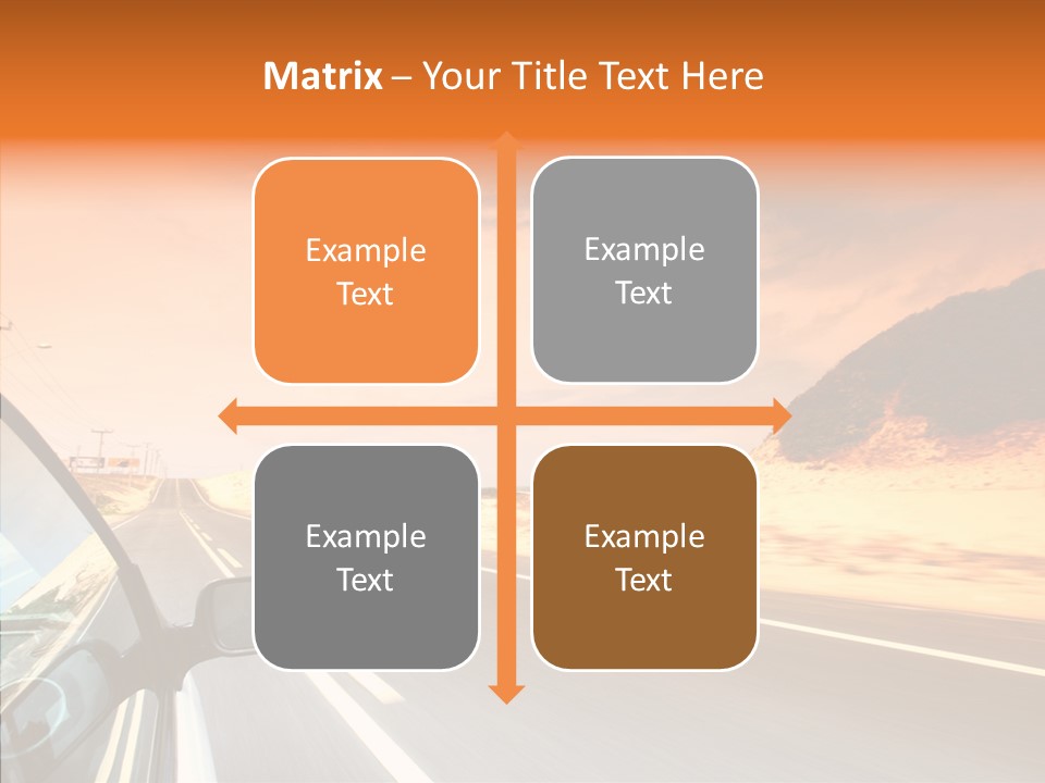 Rear Line Scenery PowerPoint Template