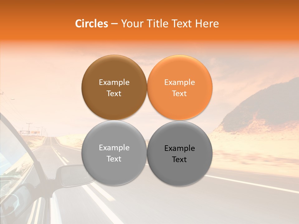 Rear Line Scenery PowerPoint Template