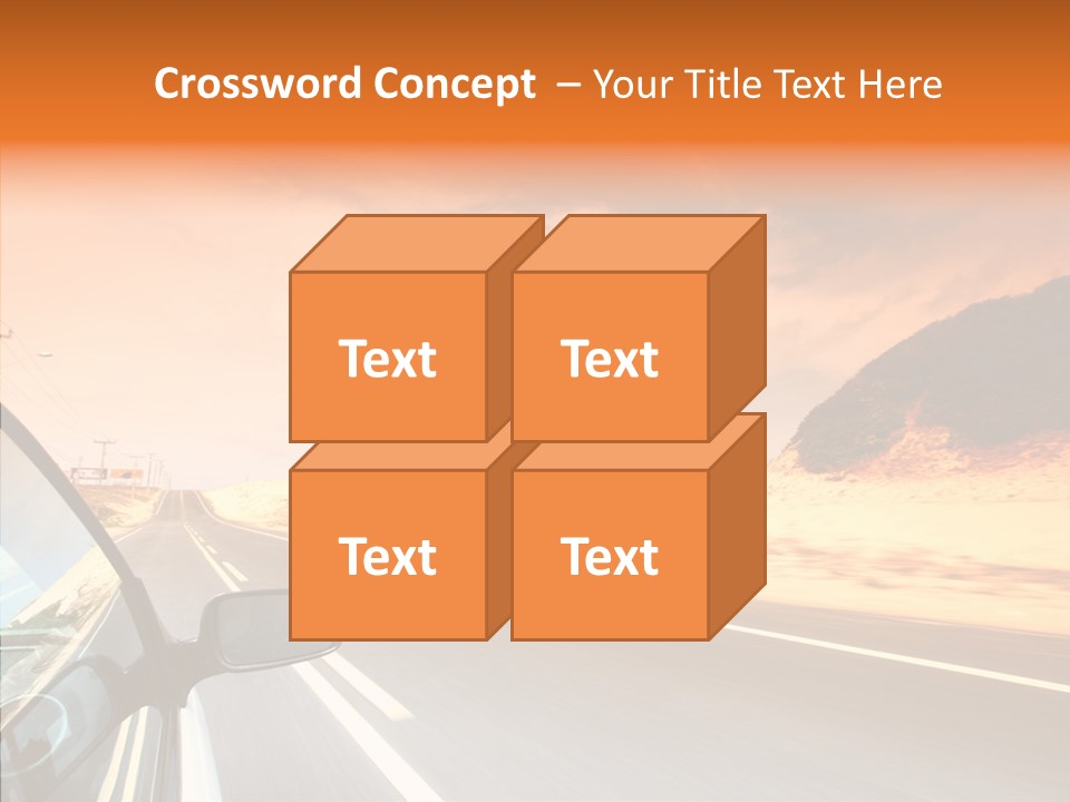 Rear Line Scenery PowerPoint Template