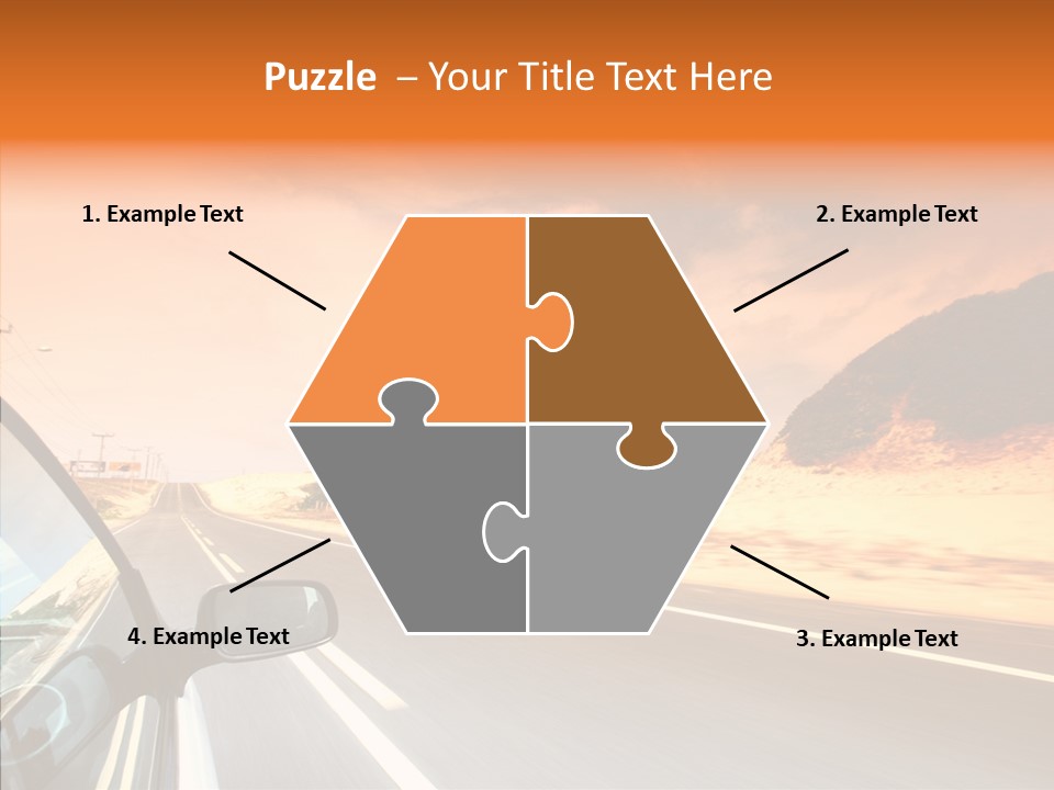 Rear Line Scenery PowerPoint Template