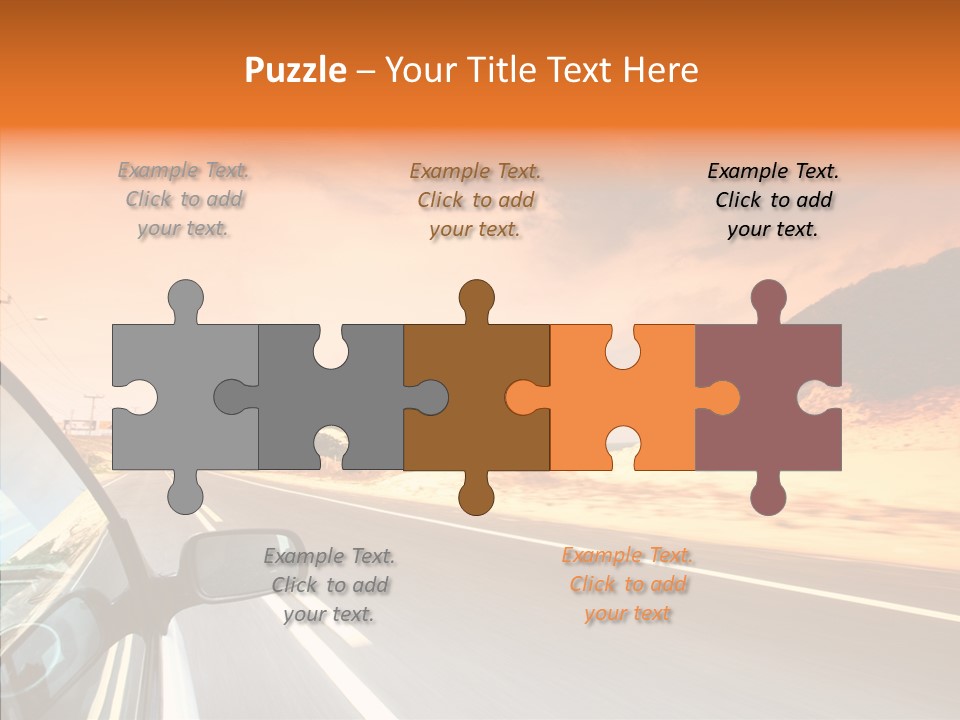 Rear Line Scenery PowerPoint Template