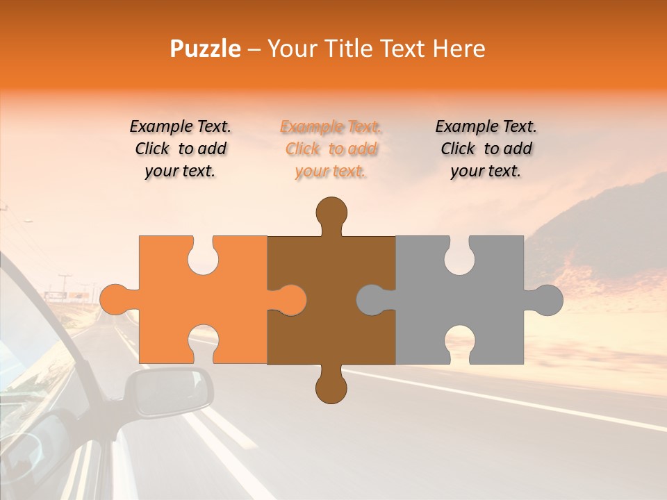 Rear Line Scenery PowerPoint Template