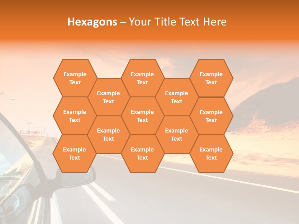 Rear Line Scenery PowerPoint Template