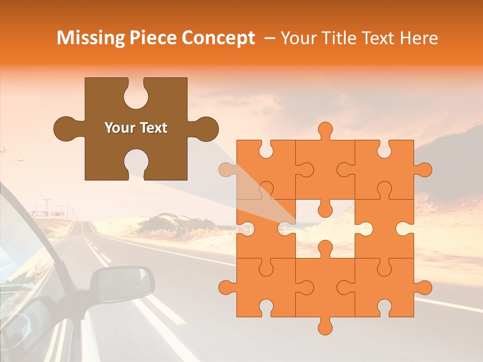 Rear Line Scenery PowerPoint Template