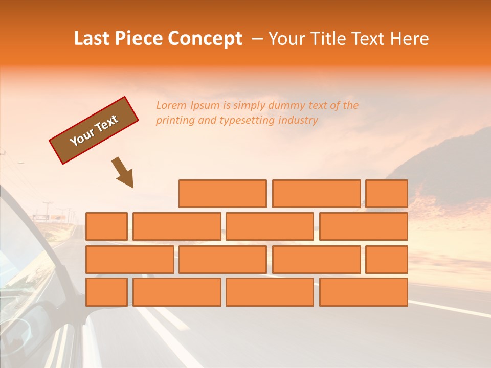 Rear Line Scenery PowerPoint Template