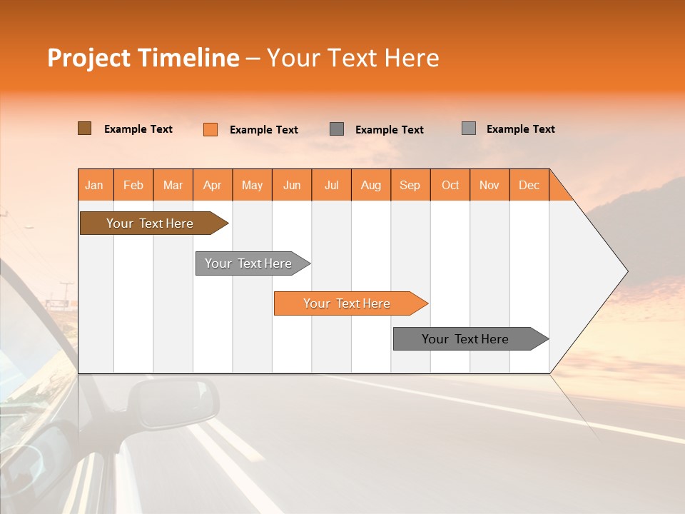 Rear Line Scenery PowerPoint Template