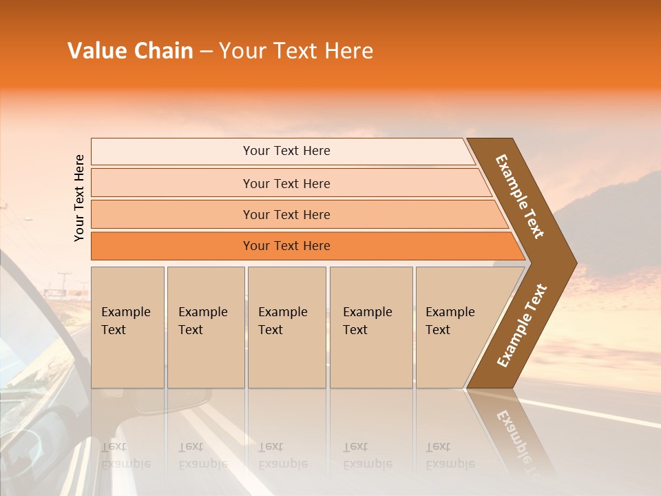 Rear Line Scenery PowerPoint Template