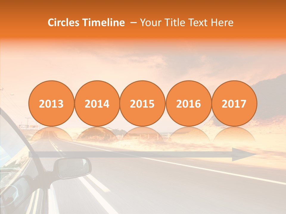 Rear Line Scenery PowerPoint Template