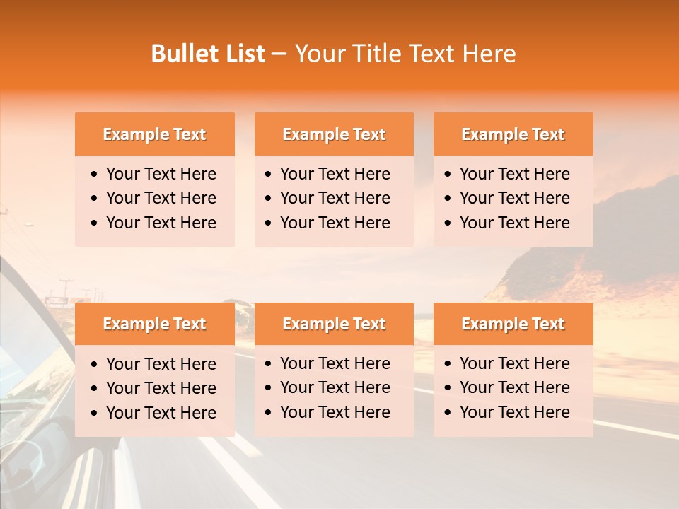 Rear Line Scenery PowerPoint Template