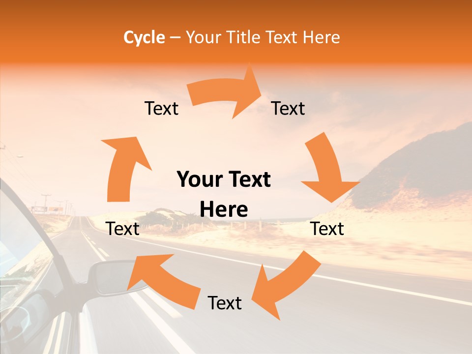 Rear Line Scenery PowerPoint Template