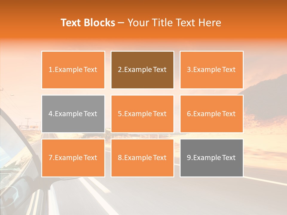 Rear Line Scenery PowerPoint Template