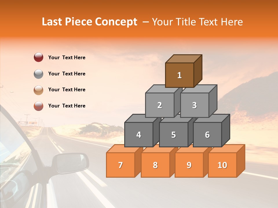 Rear Line Scenery PowerPoint Template