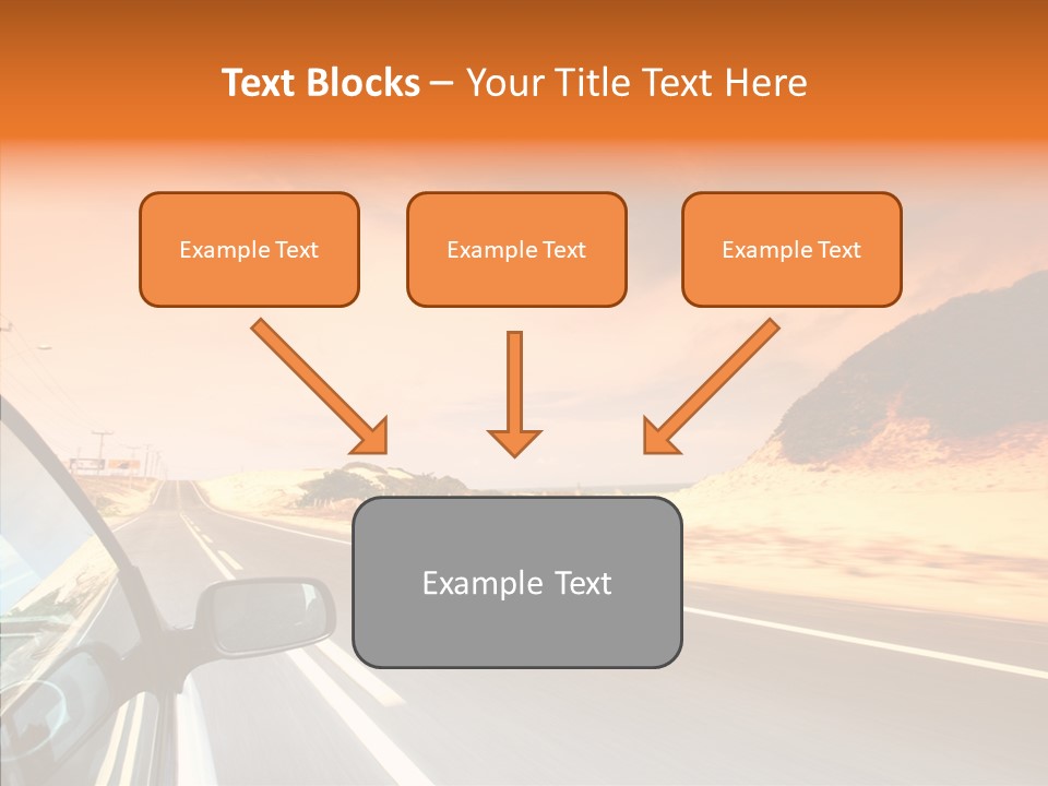 Rear Line Scenery PowerPoint Template
