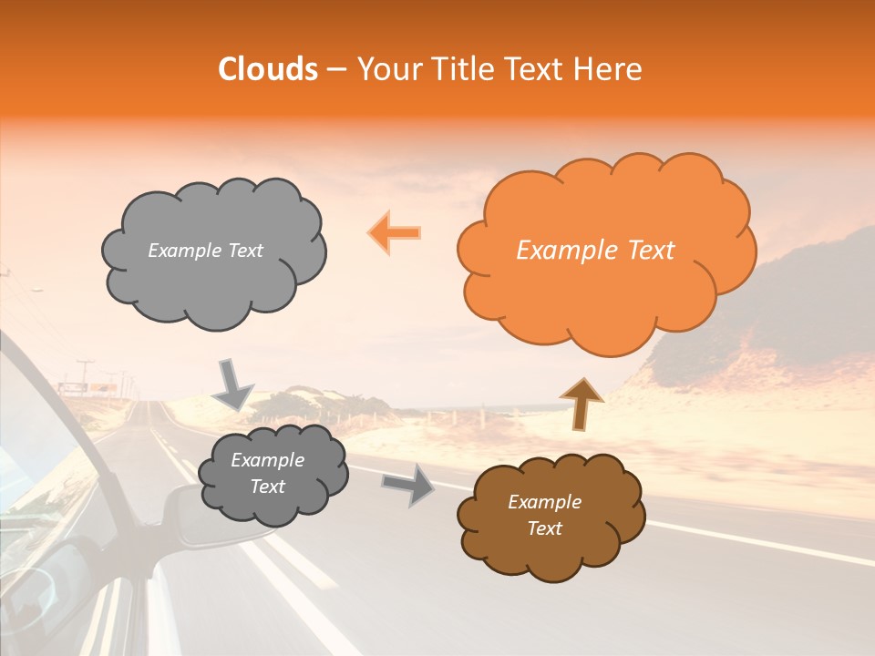 Rear Line Scenery PowerPoint Template