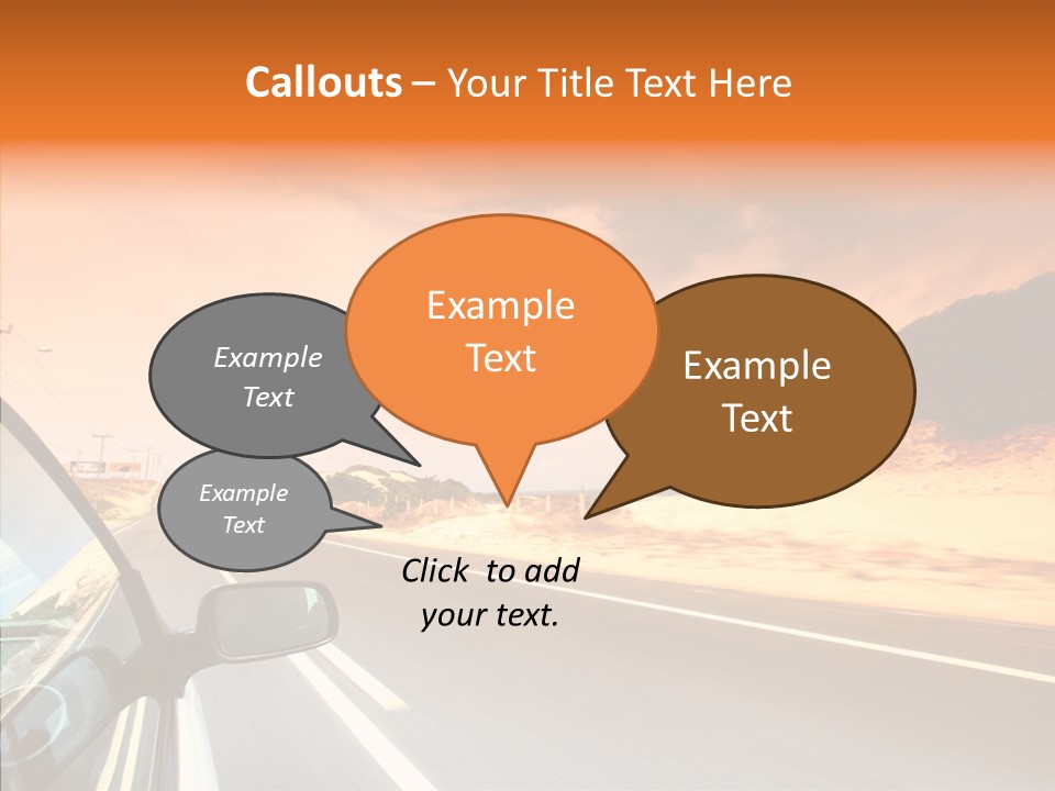 Rear Line Scenery PowerPoint Template
