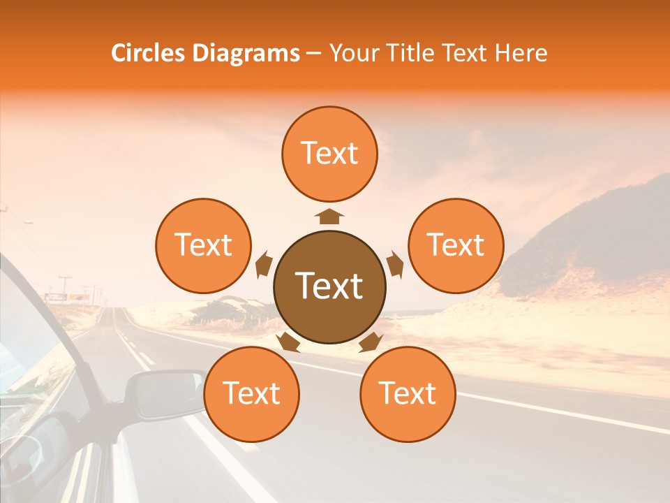 Rear Line Scenery PowerPoint Template