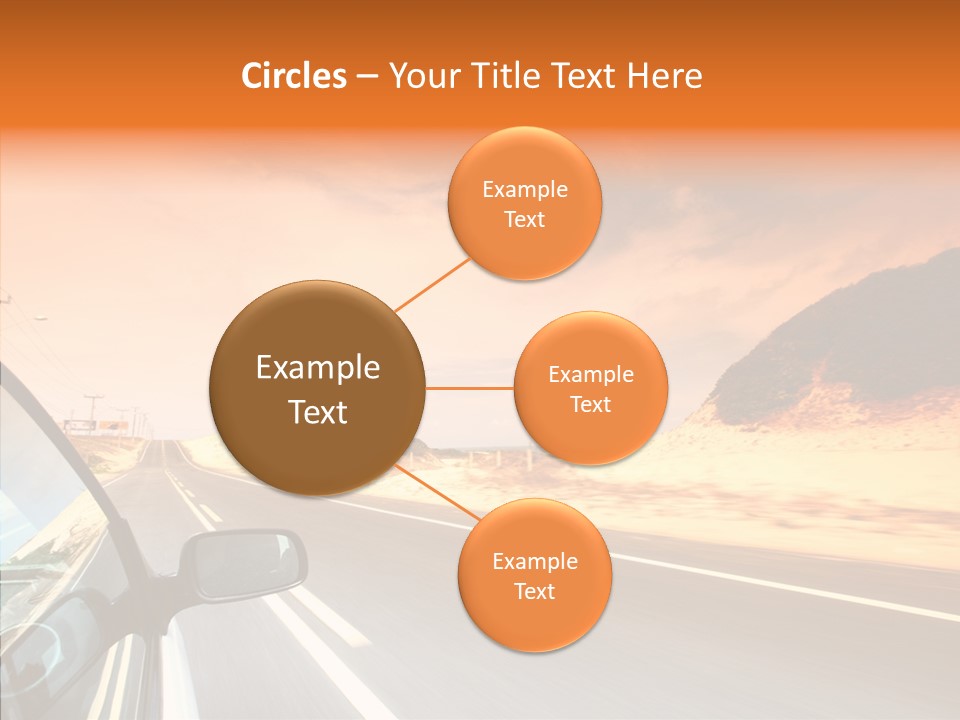 Rear Line Scenery PowerPoint Template