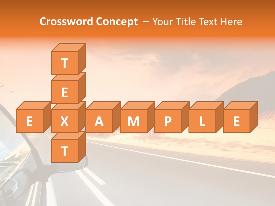 Rear Line Scenery PowerPoint Template