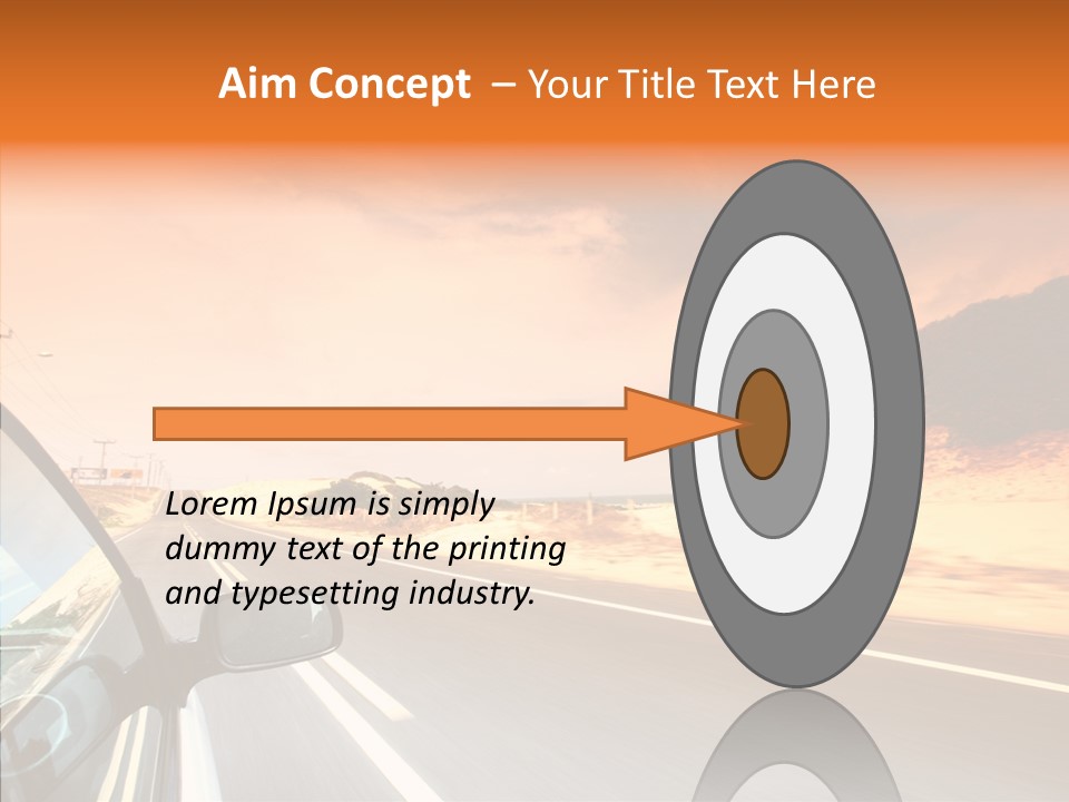 Rear Line Scenery PowerPoint Template