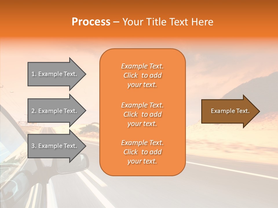Rear Line Scenery PowerPoint Template