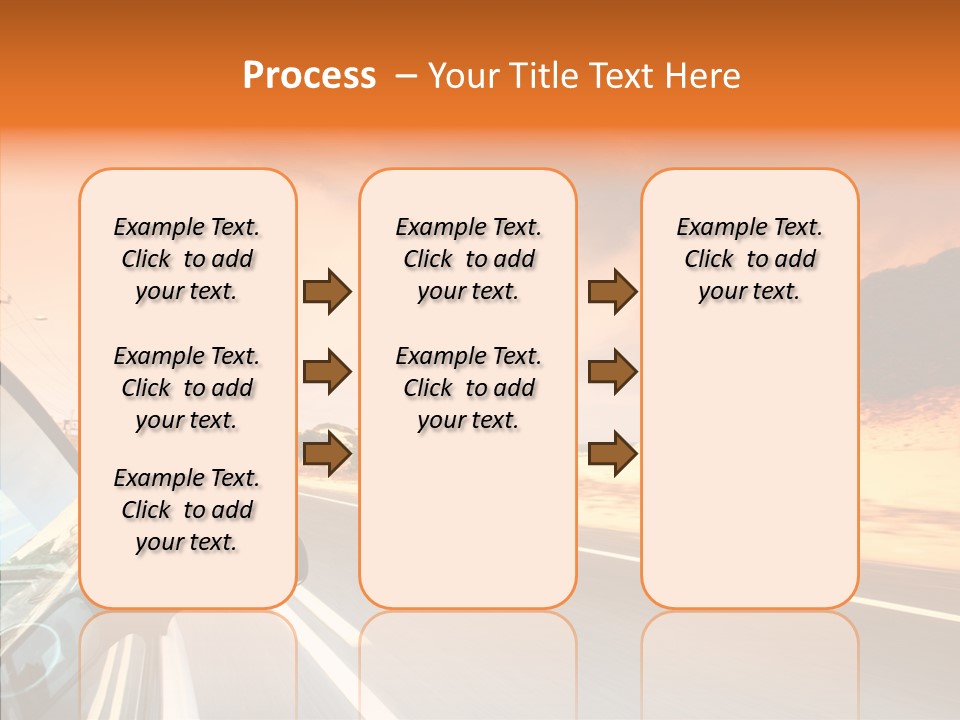 Rear Line Scenery PowerPoint Template