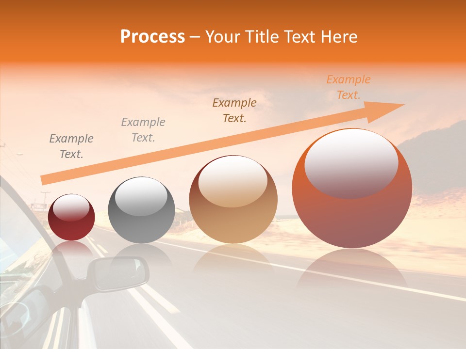 Rear Line Scenery PowerPoint Template