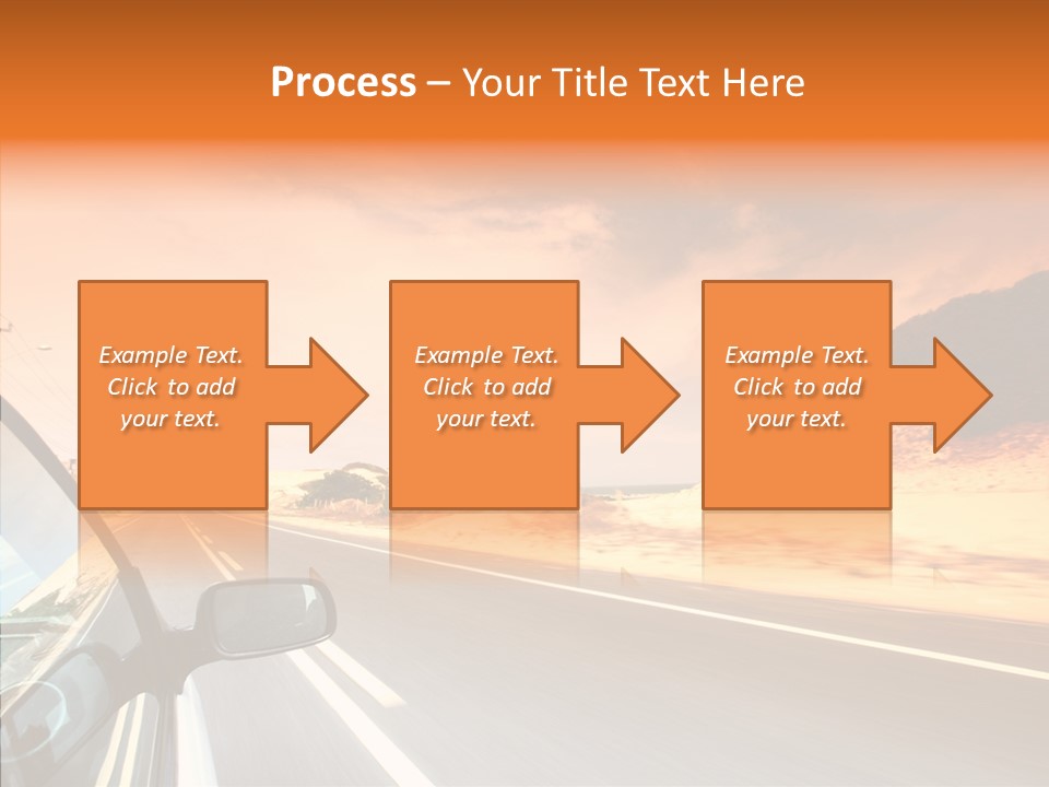 Rear Line Scenery PowerPoint Template