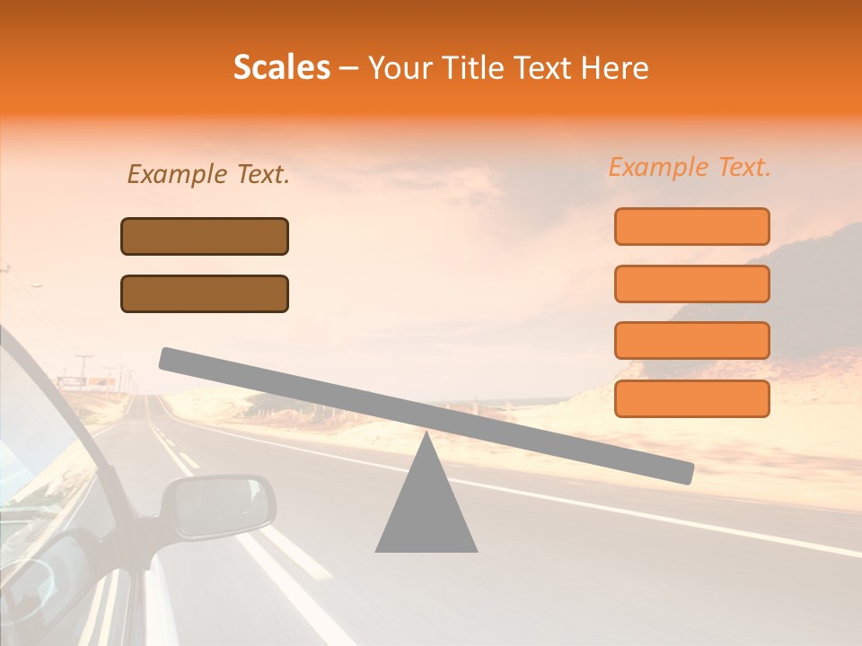 Rear Line Scenery PowerPoint Template