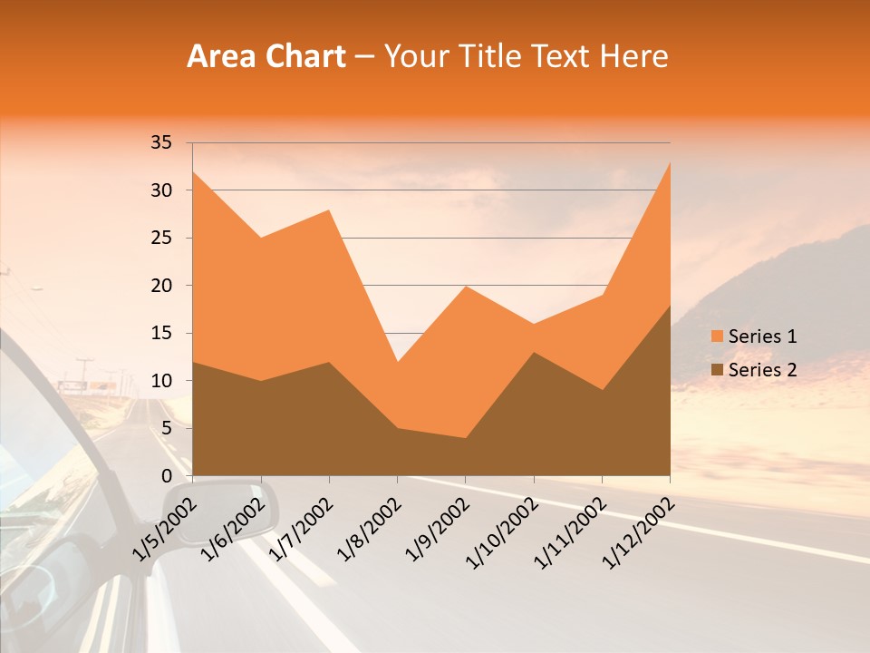 Rear Line Scenery PowerPoint Template