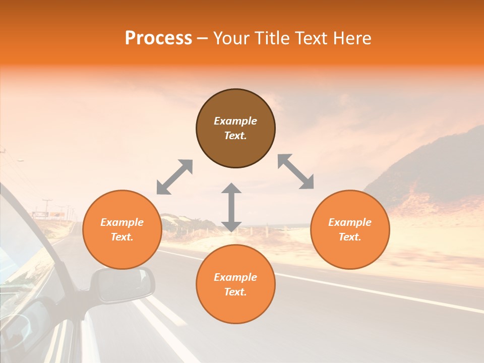 Rear Line Scenery PowerPoint Template