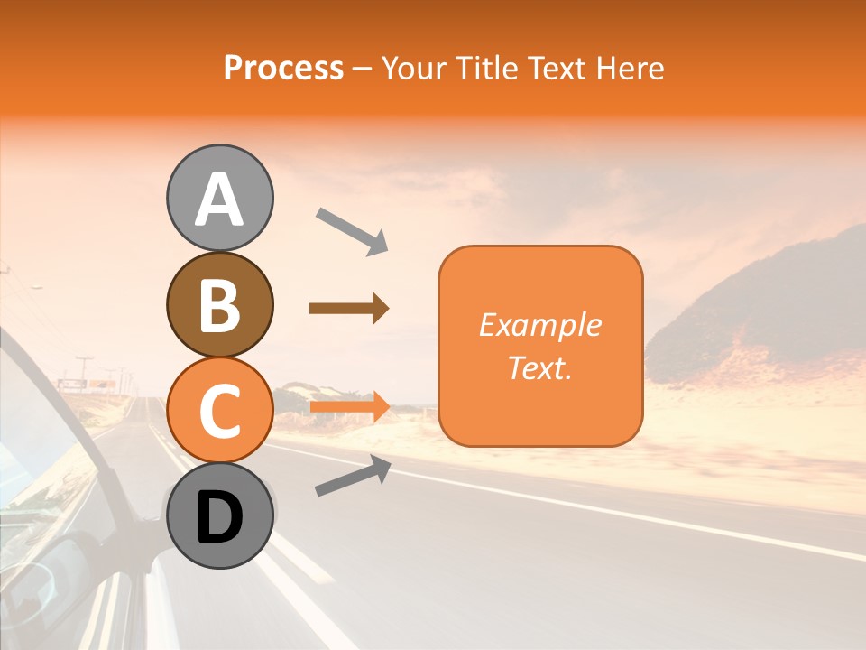 Rear Line Scenery PowerPoint Template